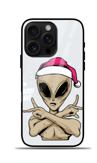 Aliens -- Glass Phone Case