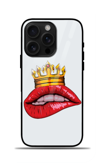Naughty -- Glass Phone Cover