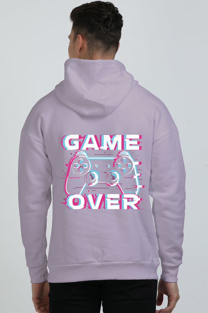 Men Oversized Hooded Sweatshirt -- Game Over