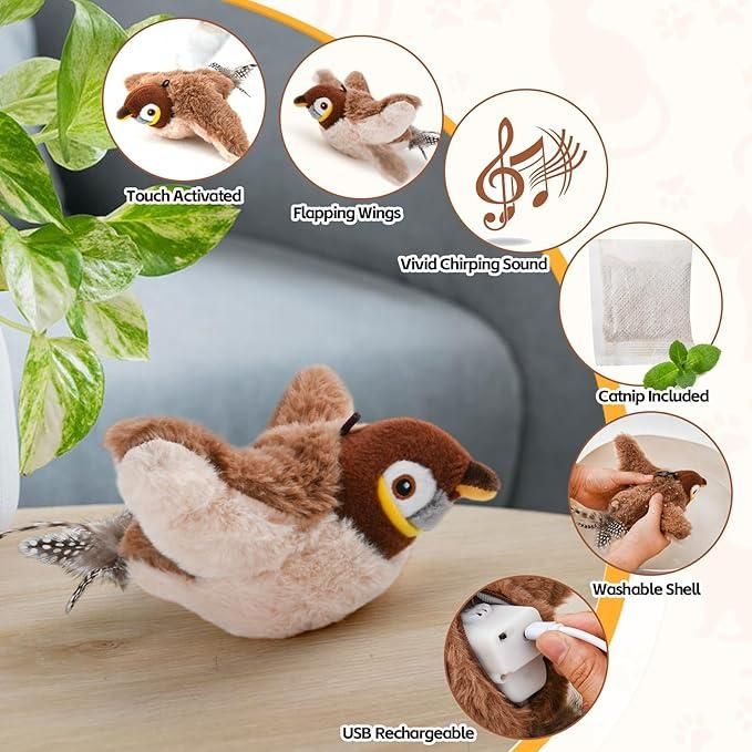 Flapping Cat Toy – Chaos Mode: ON 🐾