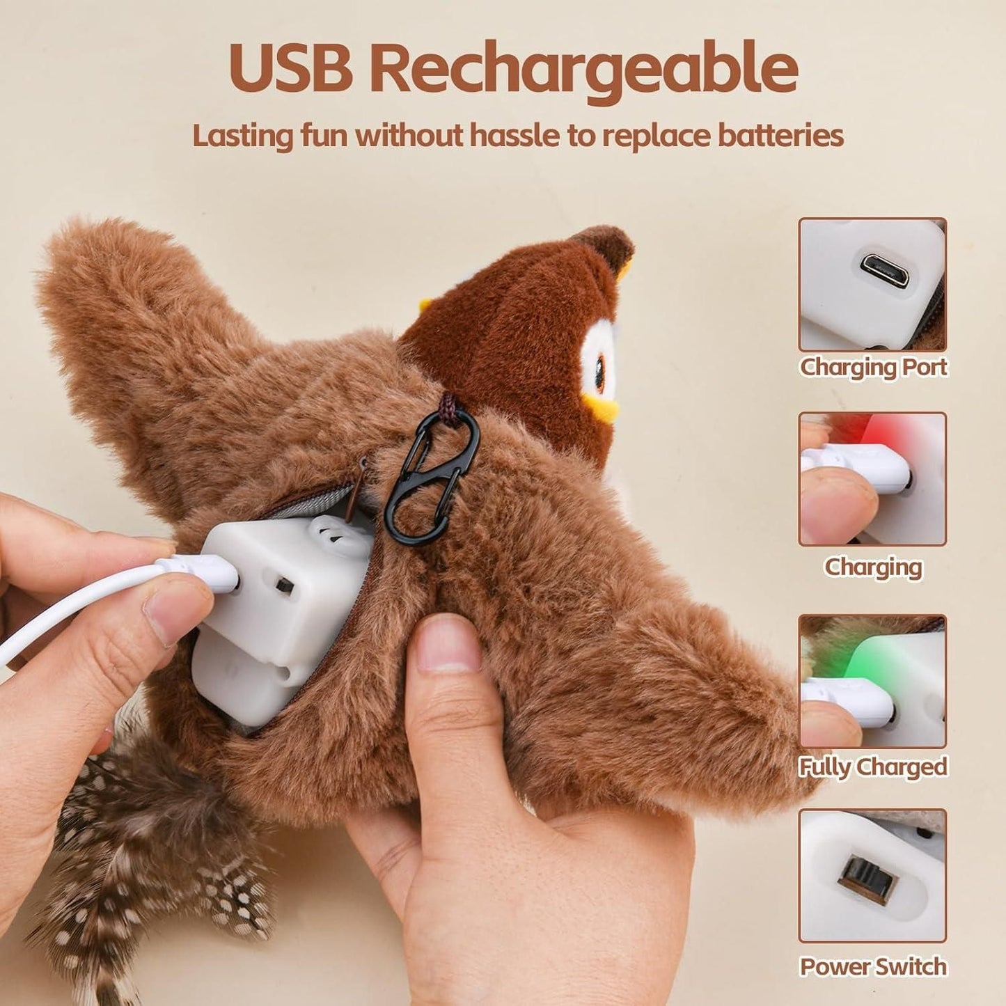 Flapping Cat Toy – Chaos Mode: ON 🐾