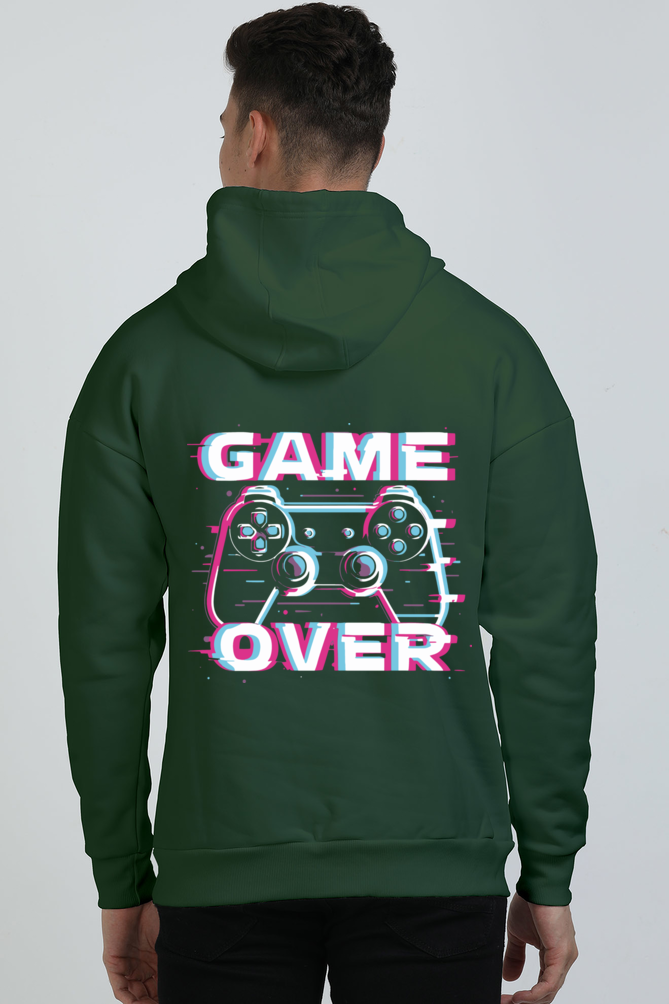 Men Oversized Hooded Sweatshirt -- Game Over