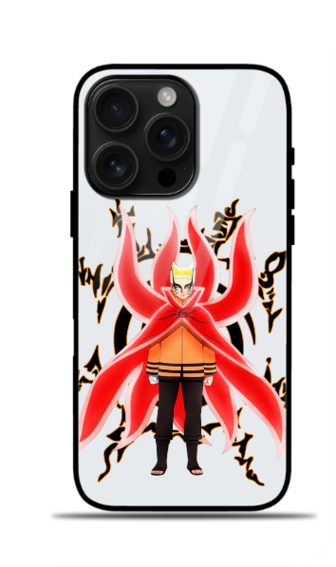 Naruto baryon Mode --  Glass Phone Cover