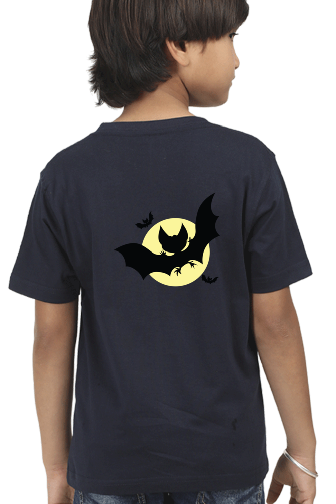 Boy Round Neck Half Sleeve -- Baby Bat