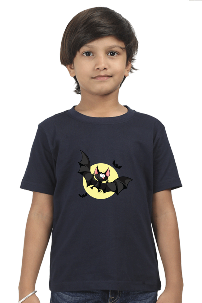 Boy Round Neck Half Sleeve -- Baby Bat