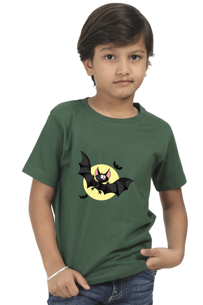 Boy Round Neck Half Sleeve -- Baby Bat